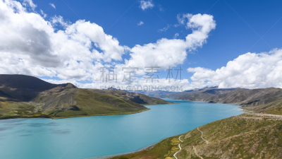 灵性,风景,中国,湖,淡水,接力赛,互联网,一只动物,羊卓雍措