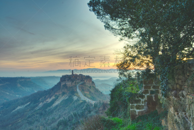 黎明,白露里治奥古城,云景,云,废城,著名景点,自然美,岩石,户外,天空