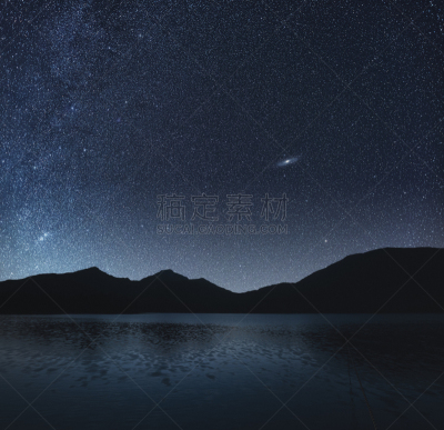山,空间探索,阿拉斯加,山脊,水湾,自然荒野区,户外,星系,夜晚,自然