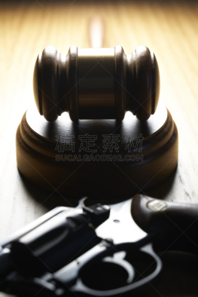 木制,概念,槌子,特写,桌子,警官,影棚拍摄