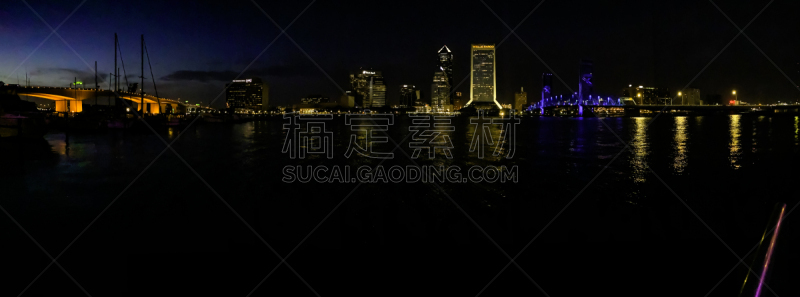 佛罗里达,杰克逊维尔,城市,商务,人类居住地,船,著名景点,海岸线,河流,圣约翰河