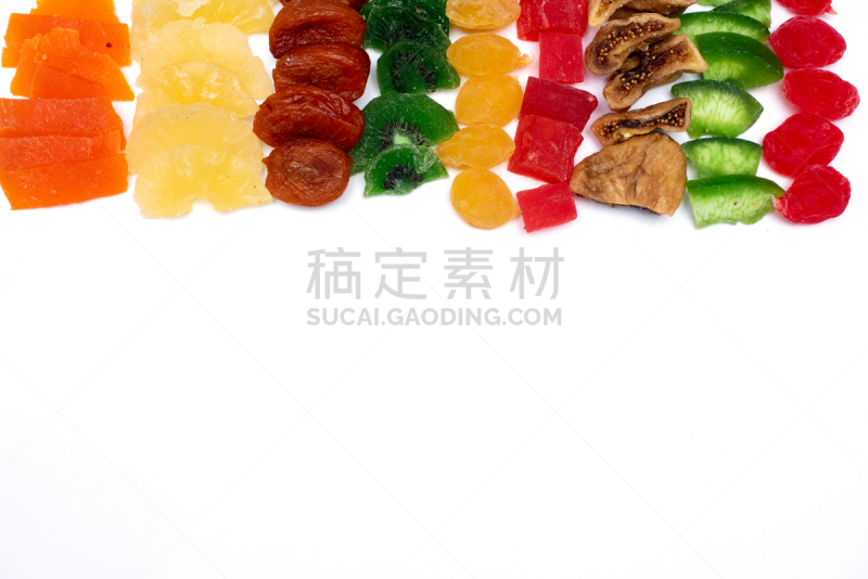 蜜饯,特写,甜食,过时的,糖衣蛋糕,背景分离,热带气候,糖果,甜点心,立方体形状