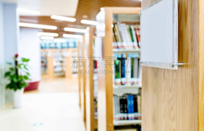 图书馆,标签,书架,空白的,现代,建筑,木制,学校,白色,干净
