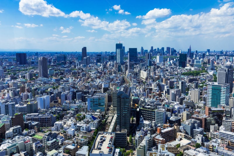 涉谷区,城市,摄像机拍摄角度,起居室,城镇景观,云,公园,现代,城际车,商业金融和工业