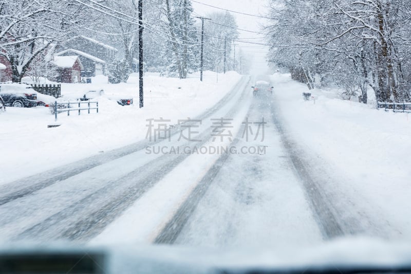 公路,大风雪,冬天,山,从在汽车上的角度拍摄,罗切斯特,汽车,风,环境,电力线