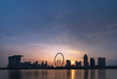 新加坡市,新加坡河,商务,城市生活,新加坡,曙暮光,黄昏,现代,著名景点,商业金融和工业
