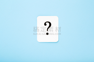 问号,白色,彩色图片,特写,悲哀,贺卡,蜡笔画,顶部,蓝色背景,点燃