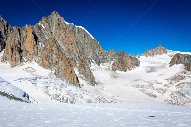 阿尔卑斯山脉,地形,冰河,山脊,勃朗丛山,旅途,运动,法国,雪,勃朗峰