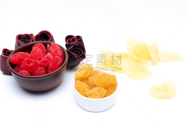 蜜饯,特写,甜食,过时的,糖衣蛋糕,背景分离,热带气候,糖果,甜点心,立方体形状