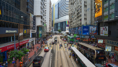 商务旅行,铜锣湾,火车,人,实时,有轨电车,中环,购物,步行