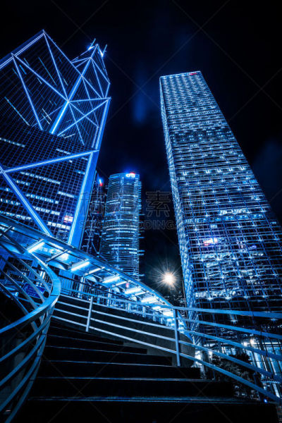 市区,夜晚,空中走廊,都市风景,无人迹,现代,商业金融和工业,户外,建筑,阶调图片