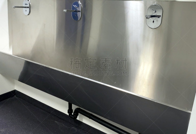 水槽,特写,不锈钢,商务,排水口,健康保健,空的,地板,医疗器械