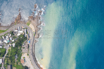 北,阴阳符,海洋,海岸路,水,水平画幅,无人,户外,防波堤,地形