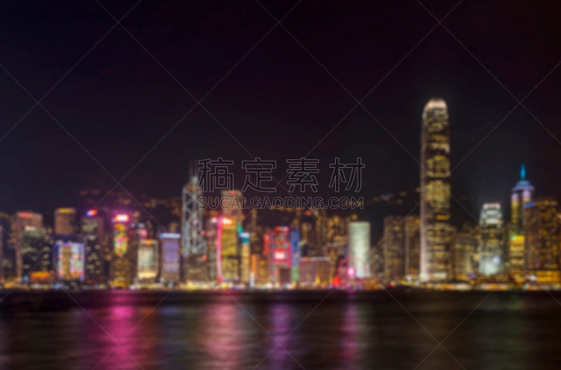 夜晚,风景,散焦,海港,著名景点,都市风景,维多利亚,自然美,建造