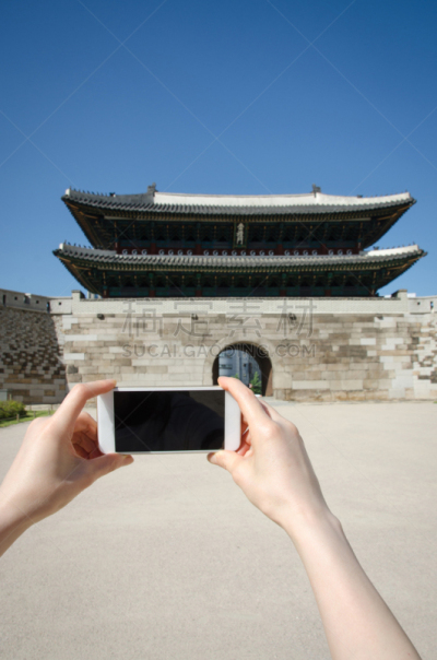 韩国,南大门,五月,2019,数字化显示,技术,朝鲜半岛,户外,建筑,仅女人