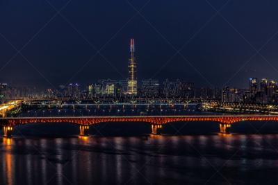 塔,桥,视角,著名景点,韩国,建筑特色,朝鲜半岛,户外,建筑,城市