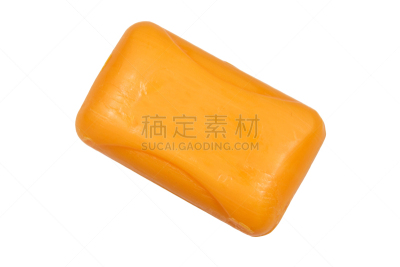肥皂,白色背景,分离着色