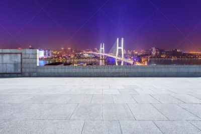 方形画幅,桥,空的,上海,室内地面,建筑外部,室内过夜,砖,地板,黄昏