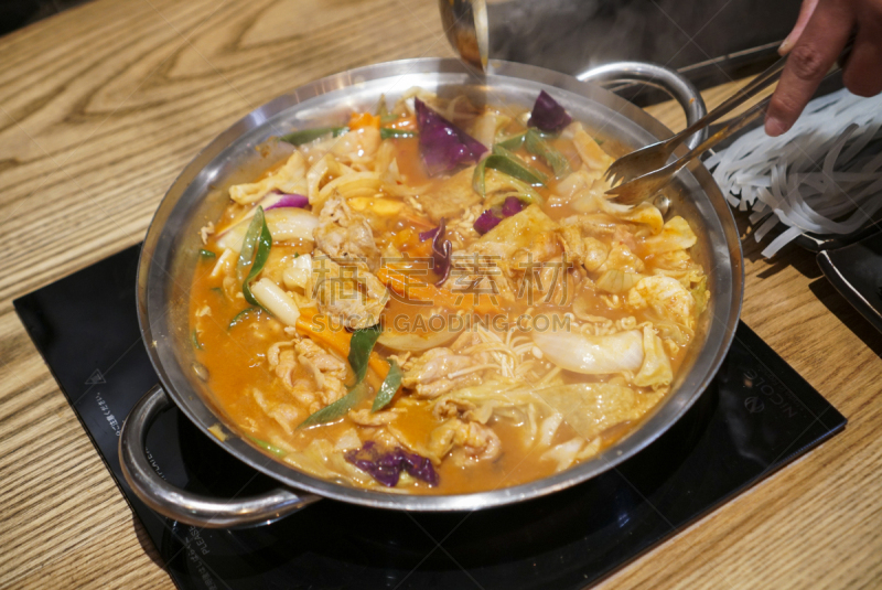 传统,食品,波特派,韩国食物,蔬菜,热,香料,韩国泡菜,泰国,蒸菜