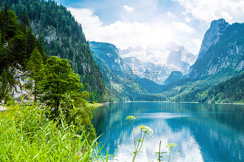 风景,达特施泰因山脉,奥地利,公园,自然荒野区,户外,山脉,欧洲,自然,秋天