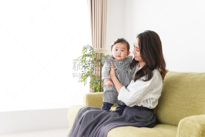 婴儿,母亲,家庭生活,放松