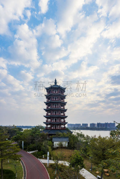 Scenery of Huayang Lake Wetland Park, Dongguan, Guangdong, China