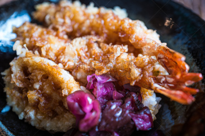 天麸罗,米,肌腱,传统,热,炸制食物,偏好,天妇罗虾,日本食品,食品