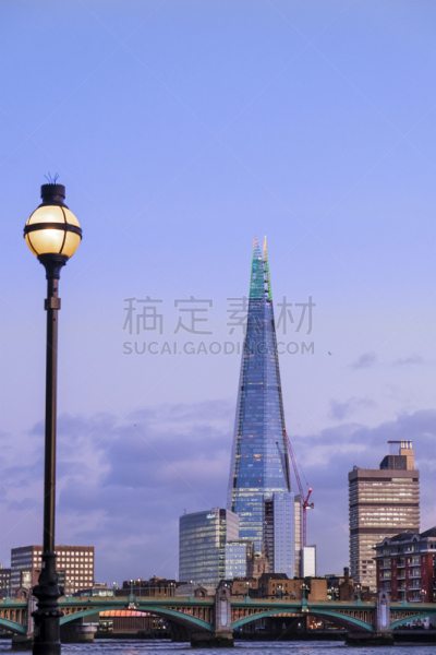 英国,英格兰,伦敦,国际著名景点,照明设备,曙暮光,黄昏,南华克桥,现代,著名景点