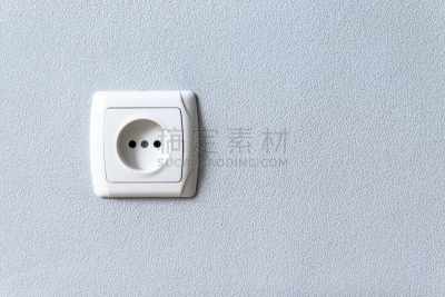 塑胶,灰色,白色,墙,留白,活力,一个物体,对称,插座,技术