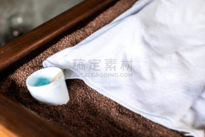 杯,床,毛巾,沙子,spa美容,蓝色,中心,发胶,替代疗法,保护