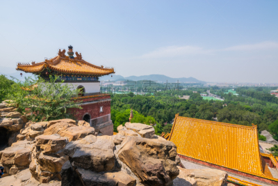 寺庙,时尚,都市风景,颐和园,四个物体,非凡的