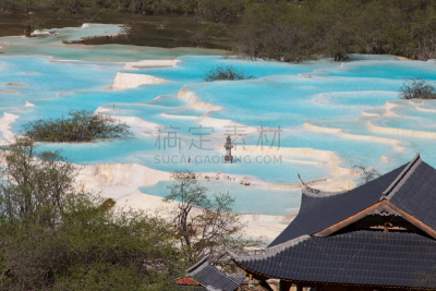 风景,中国,世界遗产,黄色,龙,桨叉架船,非都市风光,地形,户外,秋天