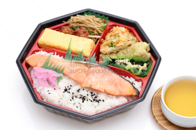 日本,日本青酒,炸制食物,背景分离,日本食品,米,塑胶,白米,三文鱼,影棚拍摄
