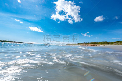 澳大利亚,比切诺,岩石,海滩,岛,自然保护区,格拉摩根郡,春湾,钻石