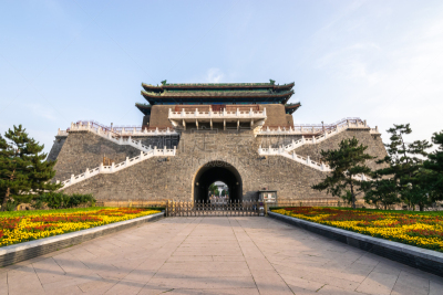传统,箭术,远古的,箭,塔,接力赛,前门,国际著名景点