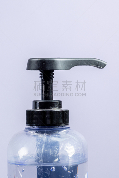 瓶子,日冕形病毒,特写,洗手液,含酒精饮料,水泵,留白,感冒,生病,发展