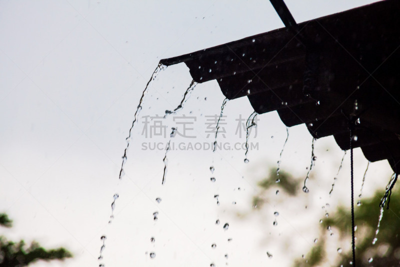 暴风雨,白昼,米色,槟榔屿州,栈桥码头,乔治敦,风景,暗色,热带气候,黄昏