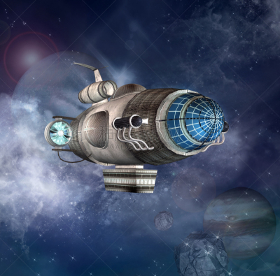 太空船,星系,海洋,空间站,秘密,旅途,科技,云,技术,现代
