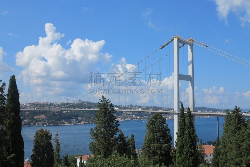 The Sea of ​​Marmara martyrs of 25 July 2019 bridge nature Istanbul Turkey