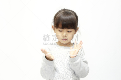 日本人,进行中,女孩,翻线游戏,老年人,背面视角,五个人,白色,可爱的,仅日本人