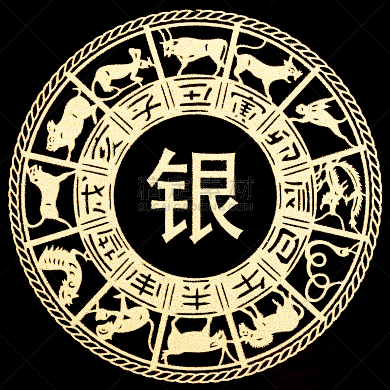 幸福,符号,月亮,春节,黄金,黑色背景,贺卡,灯笼,中国灯笼,狗