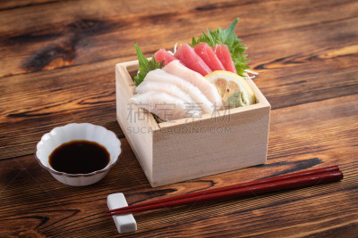 枡,盒子,日本,生鱼片,木制,饮料,传统,寿司,清新,杯