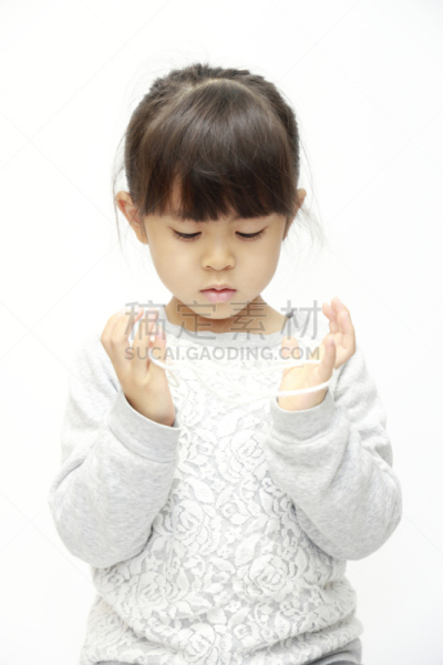 日本人,进行中,女孩,翻线游戏,五个人,白色,老年人,背面视角,可爱的,仅日本人