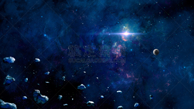 行星,分形,太空,背景,星云,色彩鲜艳,蓝色,小行星,太空船,云
