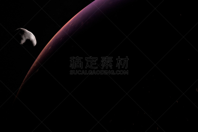 行星,火星,轨道运行,外星人,月亮,三维图形