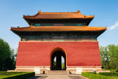 明十三陵,亭台楼阁,神道,石柱