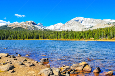 湖,科罗拉多州,州立公园,云景,雪山,云,雪,公园,河流,自然荒野区