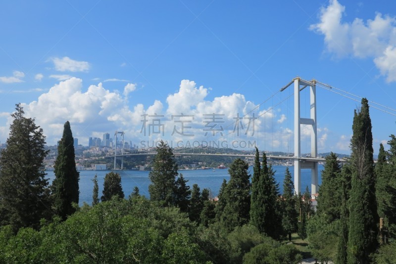 The Sea of ​​Marmara martyrs of 25 July 2019 bridge nature Istanbul Turkey