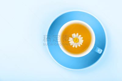 绿茶,杯,蓝色,甘菊,饮料,茶,乌龙茶,健康保健,清新,自然界的状态