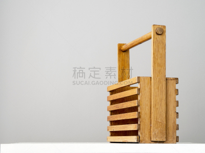 木制,篮子,空的,背景分离,灰色,现代,住宅内部,支架